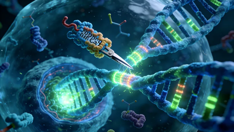 胰腺癌细胞与正常细胞对比示意图