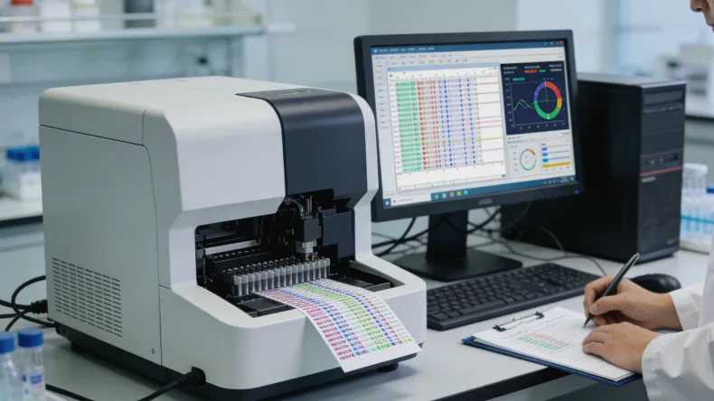 基因测序报告示意图,聚焦RAS结果栏
