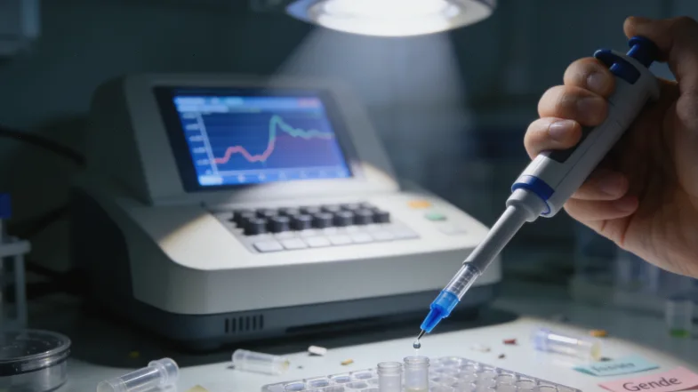 转移性结直肠癌病理切片与靶向药物示意图