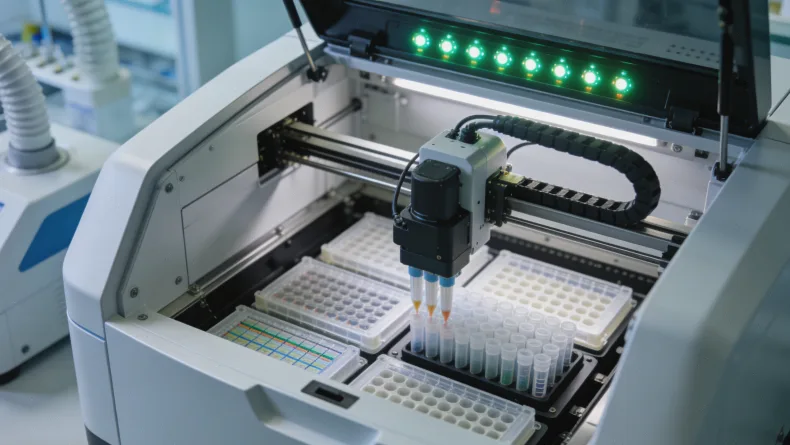 基因检测报告示意图，突出HRD、BRCA等关键词