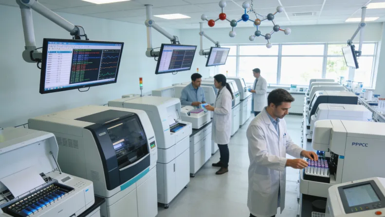 BRCA基因与DNA修复机制的动态示意图