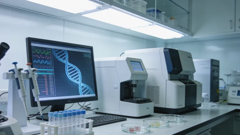 BRCA基因检测报告关键指标示意图