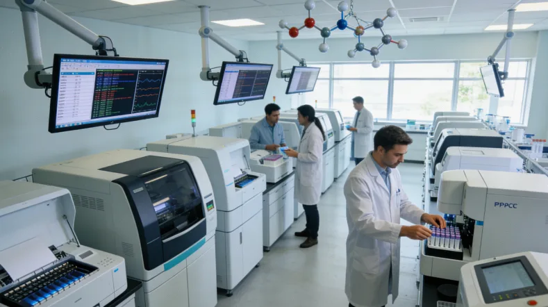 免疫组化染色显示HER2蛋白表达对比图