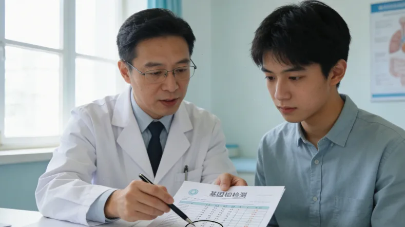 胃镜活检示意图：医生正在通过胃镜钳取组织