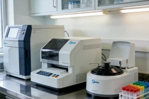 显微镜下胃癌组织与NTRK融合示意图