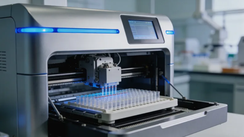 肝癌病理切片与基因图谱对比概念图