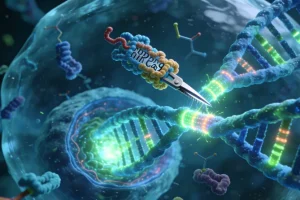 肝脏影像显示两个独立肿瘤病灶示意图