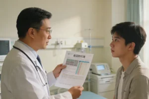 肝脏超声检查示意图