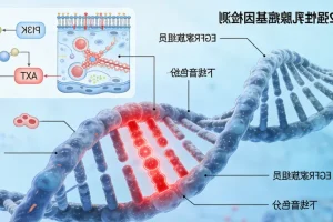 肝癌基因检测报告封面与摘要页示意图