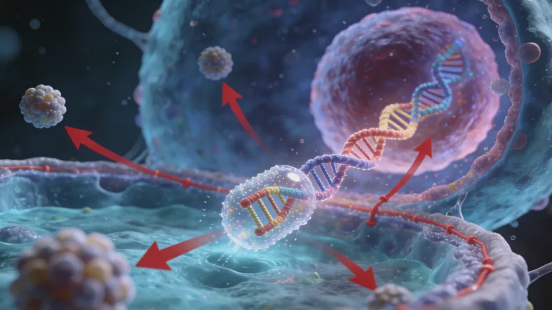 基因检测报告复发评分示意图