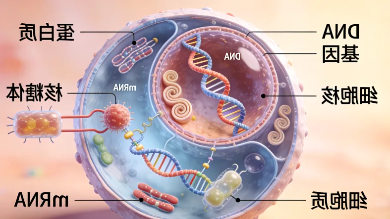 医生与患者共同查看基因检测报告示意图