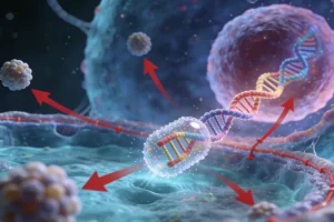 医生与患者共同查看基因检测报告