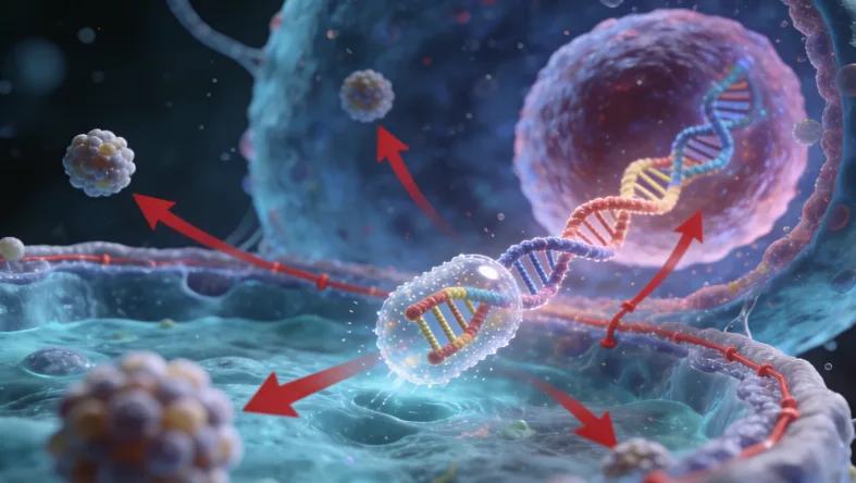 医生与患者共同查看基因检测报告