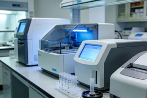 医生与患者讨论基因检测报告