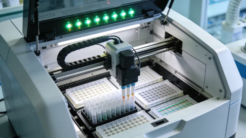 TMB检测实验室高通量测序仪工作场景