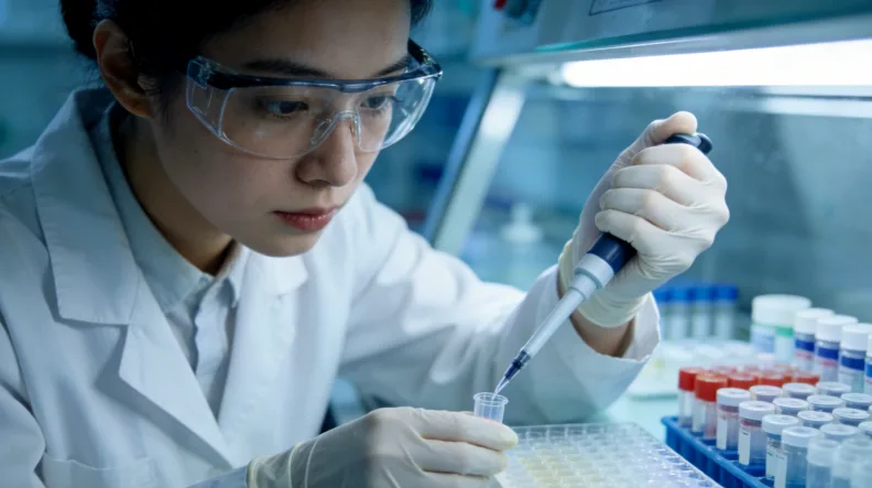 组织活检与液体活检示意图对比