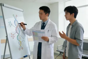 肿瘤免疫微环境复杂细胞相互作用示意图