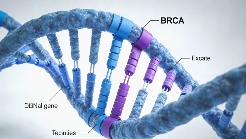 家族树与癌症病例标记示意图