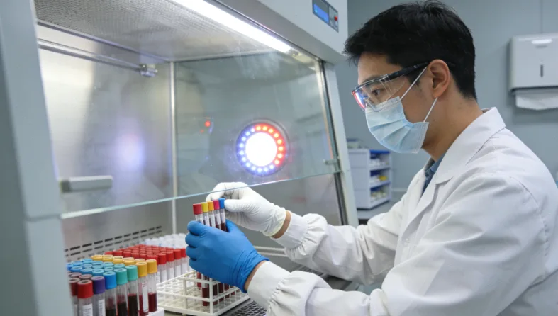 遗传咨询师与患者绘制家族树示意图