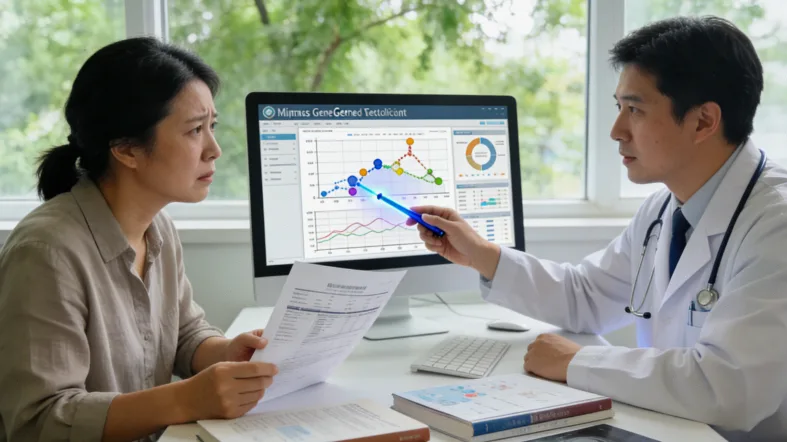 实验室技术人员进行基因测序操作