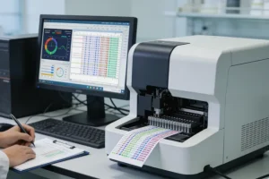 ROS1基因融合示意图：钥匙与马达错误结合