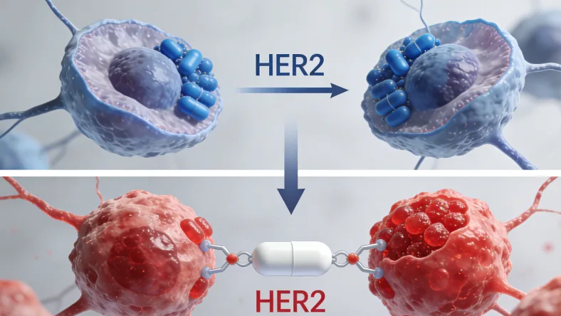 肺癌细胞与基因突变示意图