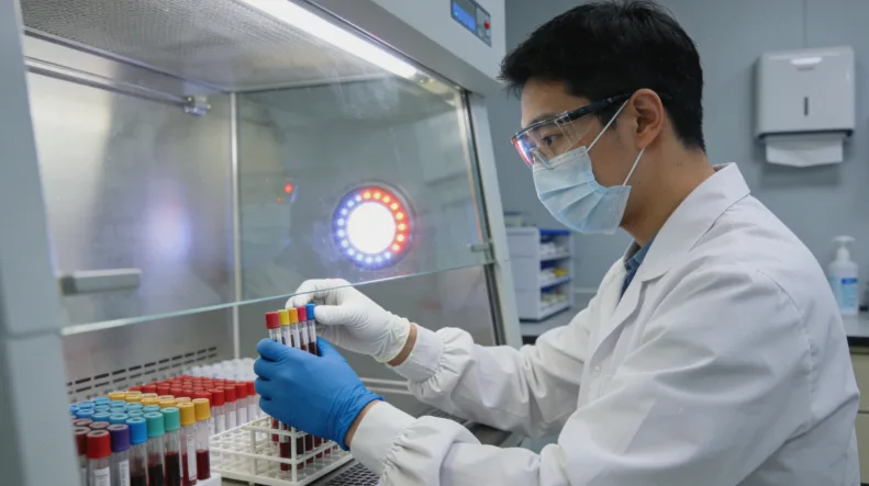 ROS1基因融合与靶向药物作用机制示意图