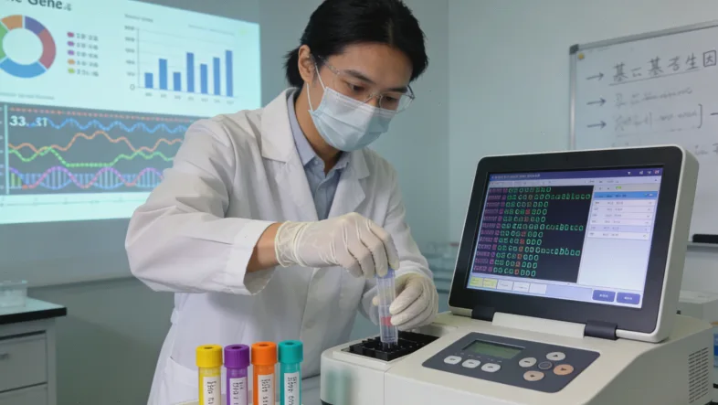 ROS1基因融合示意图与靶向药物作用机制