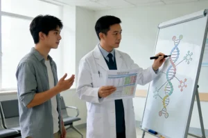 ROS1基因融合驱动肿瘤生长示意图