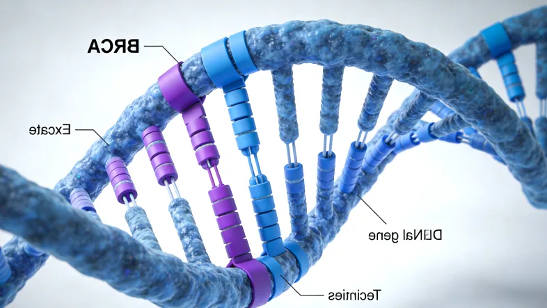 医生与患者讨论基因检测报告