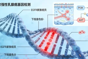 组织活检与液体活检示意图对比
