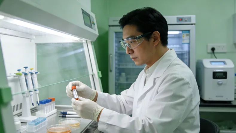 不同基因检测技术（PCR、NGS）流程与时间对比图