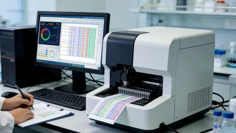 肺腺癌病理切片（乳头状亚型）显微图像