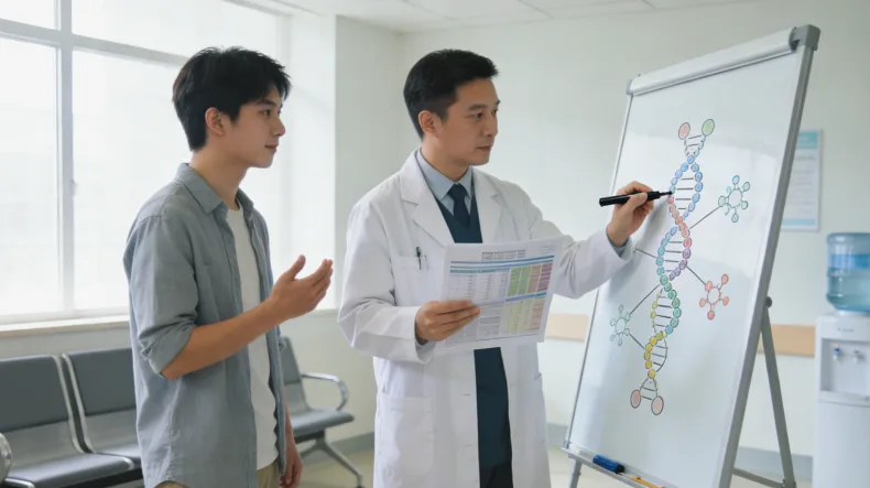 胸部CT显示外周型肺结节伴纵隔淋巴结肿大