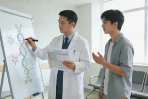 组织活检与血液活检对比示意图