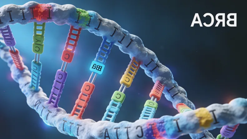 显微镜下观察到的肿瘤细胞切片