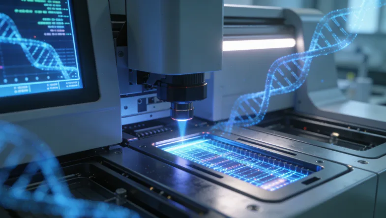 乳腺癌病理切片与基因检测报告对比图