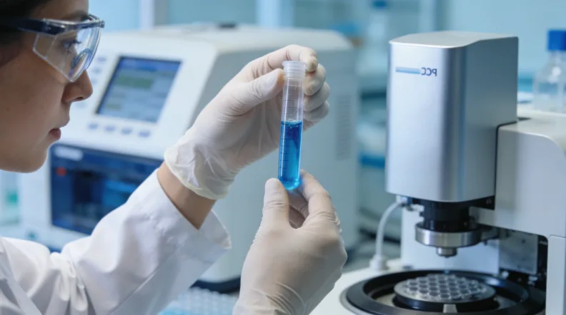 乳腺癌病理切片与基因检测报告特写