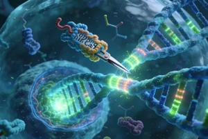 HRD检测原理示意图：展示同源重组修复缺陷与PARP抑制剂作用机制