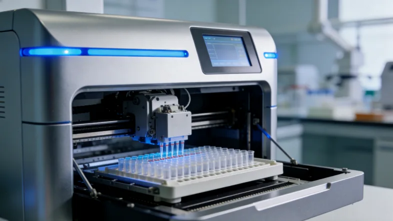 HRD检测实验室工作流程示意图