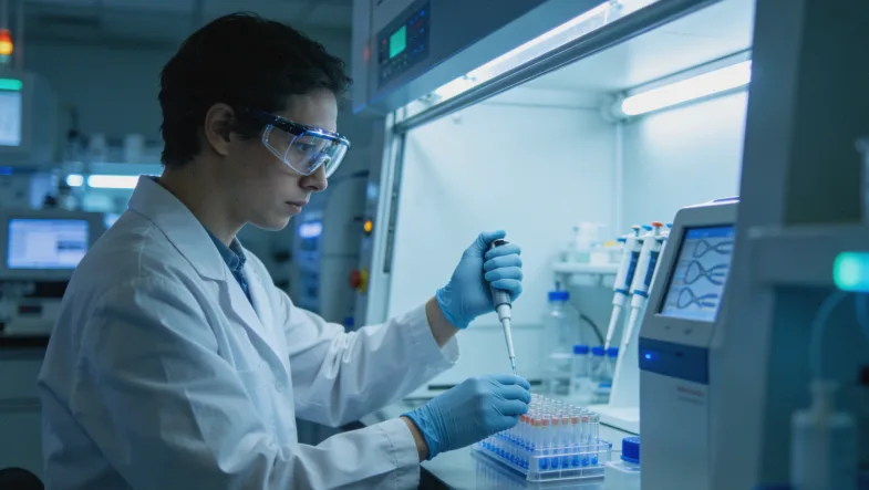 HRD检测报告示意图，展示BRCA突变与基因组不稳定性评分