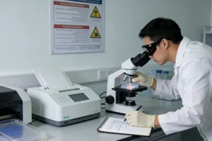 靶向药像钥匙匹配基因锁的示意图