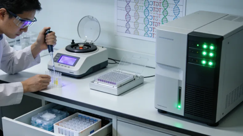 肿瘤组织活检与血液检测示意图对比