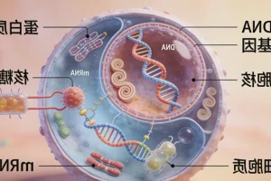 肝癌靶向治疗与基因检测关系示意图