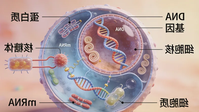 肝癌靶向治疗与基因检测关系示意图