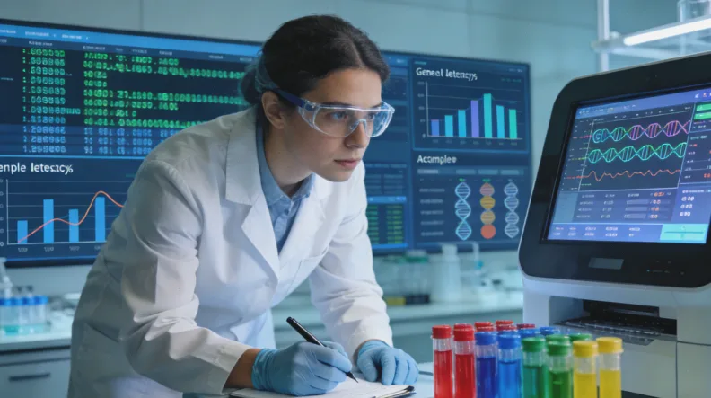 肿瘤异质性示意图：显示肿瘤内不同颜色细胞簇