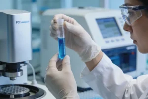 传统组织活检与液态活检流程对比示意图