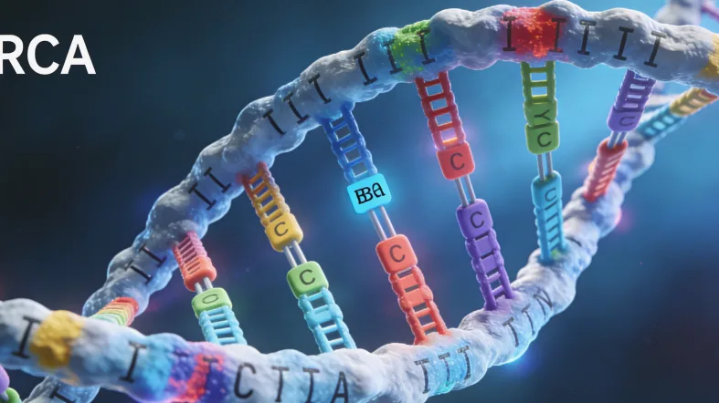 医生与患者讨论基因检测报告的场景