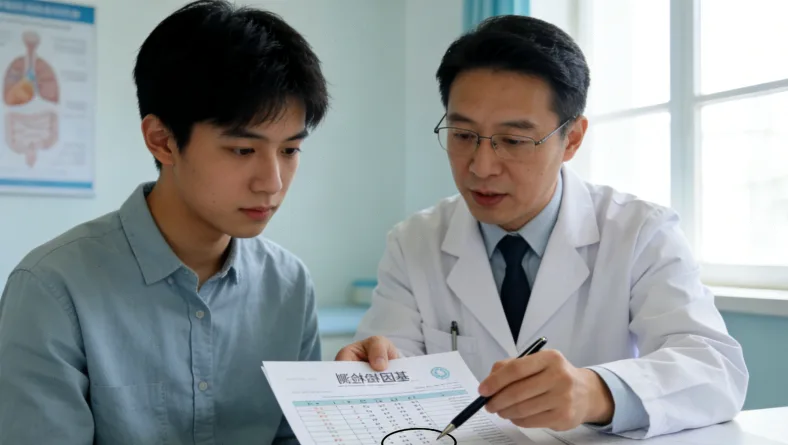 基因检测报告与靶向药物匹配示意图