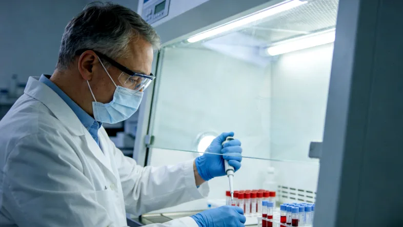 基因检测报告示意图，高亮驱动突变